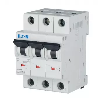 Eaton FAZ-C32/3 istič typ C, 32 A, 3-pólový, 10 kA, DIN lišta 278876