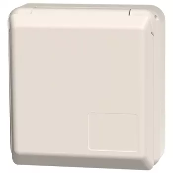 MENNEKES 4971 Schuko zásuvka na omietku 16A 2P+E 230V IP44 sivá