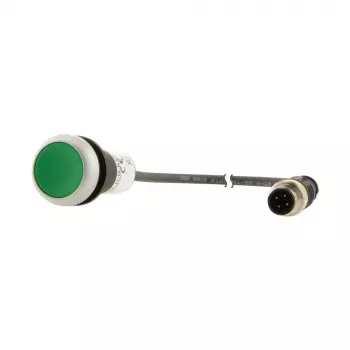 Eaton C22-D-G-K10-P3 zapustené tlačidlo, zelené, 1NO, tlačné, 22,5 mm 181632