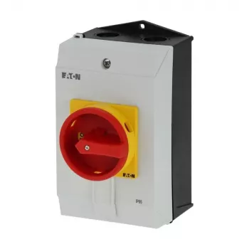 Eaton P1-40/I2H/SVB hlavný vypínač s funkciou núdzového zastavenia, uzamykateľný, 40 A, 690 V, 3-pólový, montáž na predný panel, IP65 199922