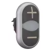 Eaton M22-DDL-S-X4/X5 dvojité tlačidlo, čierna/titán, IP66 218145