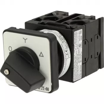 Eaton T0-4-8410/E vačkový spínač 3-pólový 20A 690V 4 polohy čierny 024604