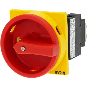 Eaton T0-2-1/EA/SVB uzamykateľný vačkový spínač 20 A 690 V 1 x 90° žltá/červená 038873