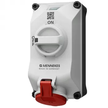 Mennekes DUOi 16A 5-pólový 6h 400V IP44 nástenná CEE zásuvka 5611506G