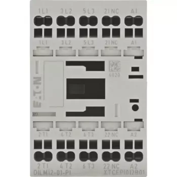 EATON DILM12-01 24V DC stýkač, 3-pólový, 12 A, 1 NO pomocný kontakt 199248
