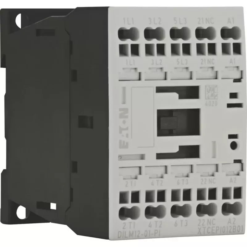 EATON DILM12-01 24V DC stýkač, 3-pólový, 12 A, 1 NO pomocný kontakt 199248