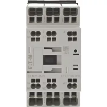 Eaton DILM25-11(RDC24)-PI stýkač, 3 spínacie hlavné kontakty, 24 V DC cievka, 25 A, 11 kW 199288