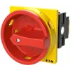 Eaton T0-1-8200/EA/SVB otočný spínač, 1-pólový, 20 A, 690 V AC, IP65, čierny/červený/žltý 053110