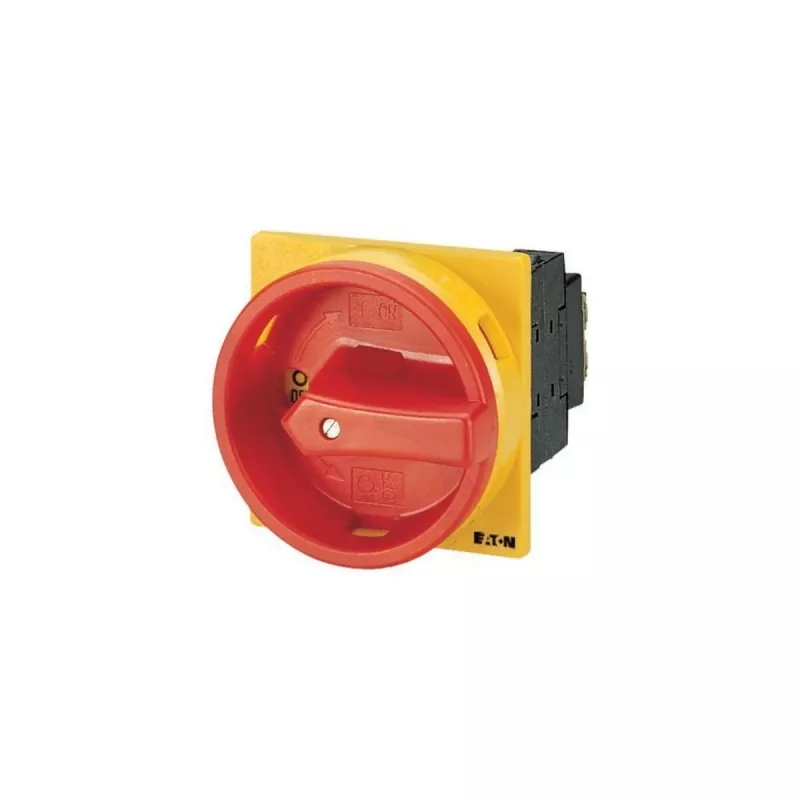 Eaton T0-1-8200/EA/SVB pákový vypínač, 1-pólový, IP65, čierny/červený/žltý 053110