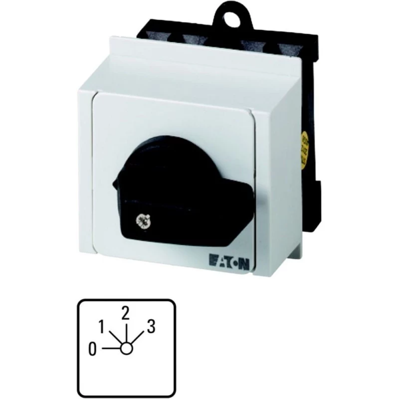 Eaton T0-2-8241/IVS hladinový spínač, 1-pólový, zapojený, čierny/biely, IP30 057835