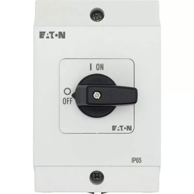 Eaton T0-2-1/I1 pákový vypínač, 3-pólový, čierny/sivý 207081