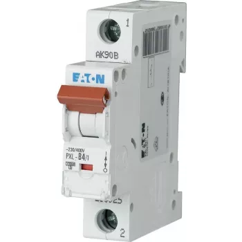 Eaton PXL-C4/1 istič (MCB), 1-pólový, C4, 4 A, 230/400 V AC, 10 kA, DIN lišta 236051