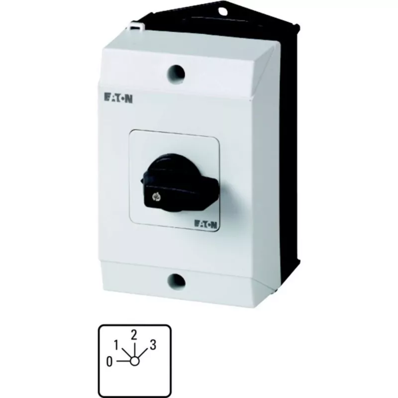 Eaton T0-2-8241/I1 páčkový spínač, 1-pólový, čierny/biely 207107