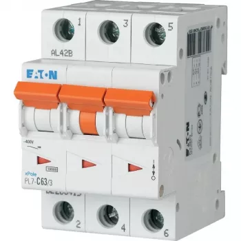 Eaton PXL-C63/3 istič 3-pólový C 63A 6kA 236432