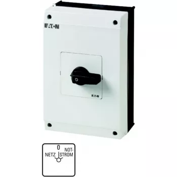 Eaton T5B-4-8902/I4 4-pólový vačkový spínač, 20 A, 690 V AC, čierna/biela 207237