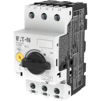 EATON PKZM0-0.4 motorový istič, 0,4A, 3-pólový, otočný gombík, 0,09kW/400V 072732