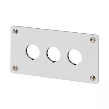 Eaton M22-E3Q hliníkové puzdro pre ovládaciu stanicu, sivé, 3 výrezy, IP65 216544