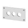 Eaton M22-E3Q hliníkové puzdro pre ovládaciu stanicu, sivé, 3 výrezy, IP65 216544