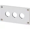 Eaton M22-E3Q hliníkové puzdro pre ovládaciu stanicu, sivé, 3 výrezy, IP65 216544