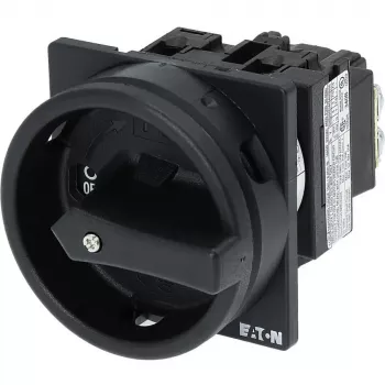 Eaton T0-1-102/EA/SVB-SW uzamykateľný vačkový spínač 20 A 1-pólový 90° čierny
