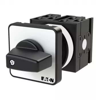 Eaton T0-3-8244/E ovládací spínač, 7 pozícií, 6,5 kW, 3-pólový, čierny rukoväť