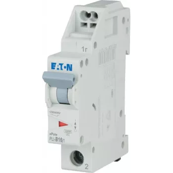 Eaton PLI-B16/1 istič typ B 16A 1-pólový 4,5kA DIN lišta 101251