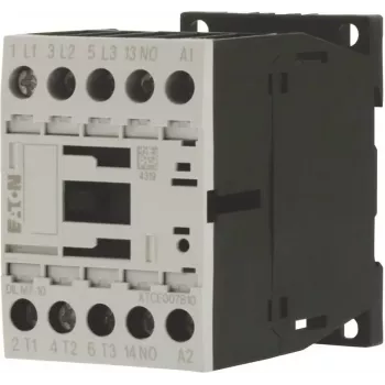 Eaton DILM7-10 3-pólový stýkač, 230V 50Hz / 240V 60Hz cievka, 1NO pomocný kontakt, 3kW AC-3 400V 276550