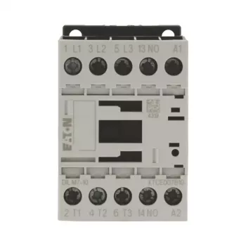 Eaton DILM7-10 3-pólový stýkač, 230V 50Hz / 240V 60Hz cievka, 1NO pomocný kontakt, 3kW AC-3 400V 276550