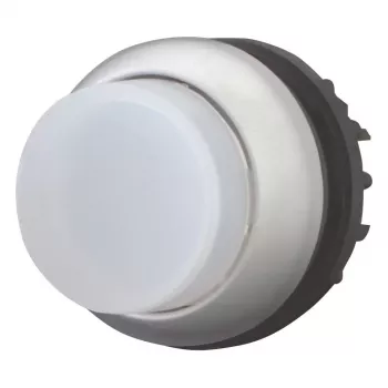 Eaton M22-DRLH-W osvetlené tlačidlo, biele, 1NO, 22,5 mm, 12-30 V AC/DC LED 216788