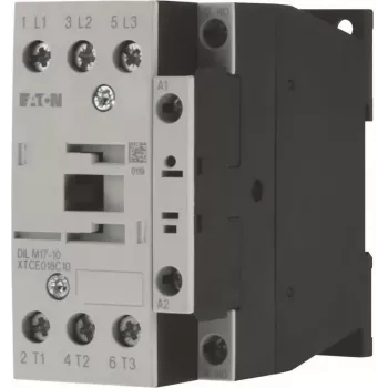 EATON DILM17-10 24V AC 50/60Hz výkonový stýkač, 3-pólový, 17A AC-3, 1NO pomocný kontakt 277008