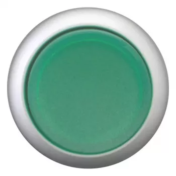Eaton M22-DRLH-G zvýšený zelený tlačidlový ovládač, nepotlačený, 22,5 mm 216796