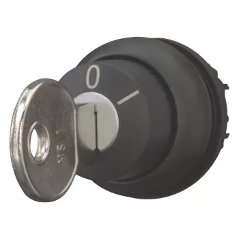 Eaton M22S-WRS kľúčový ovládač otočného prepínača, 2 polohy, aretovaný, čierna 216889