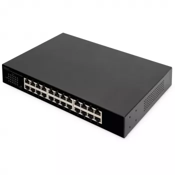 DIGITUS DN-80113-1 24-port Gigabit switch, 19-palcová rackmontáž, 48 Gbps, Unmanaged