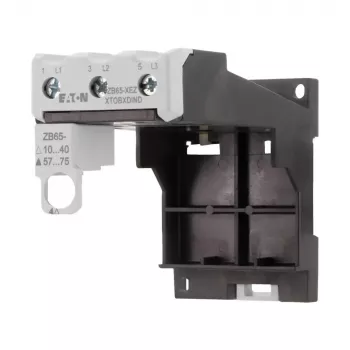 Eaton ZB65-XEZ pätica motorovej ochrany, montáž na DIN lištu/skrutková, 3-pólová, 690V AC 278474