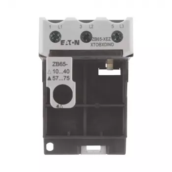 Eaton ZB65-XEZ pätica motorovej ochrany, montáž na DIN lištu/skrutková, 3-pólová, 690V AC 278474