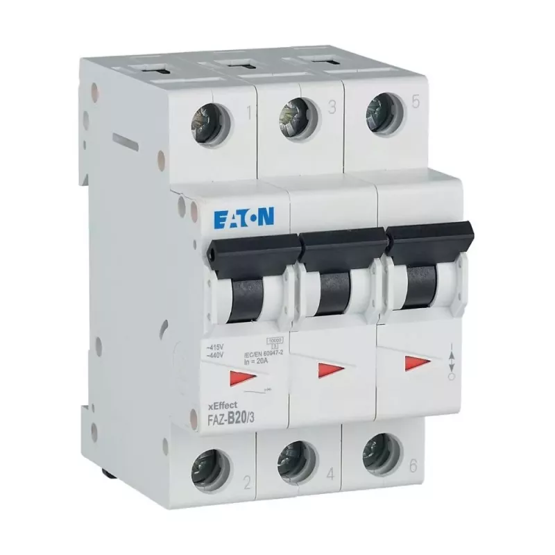 Eaton FAZ-B20/3 istič 3-pólový typ B 20A 230/400V 278848