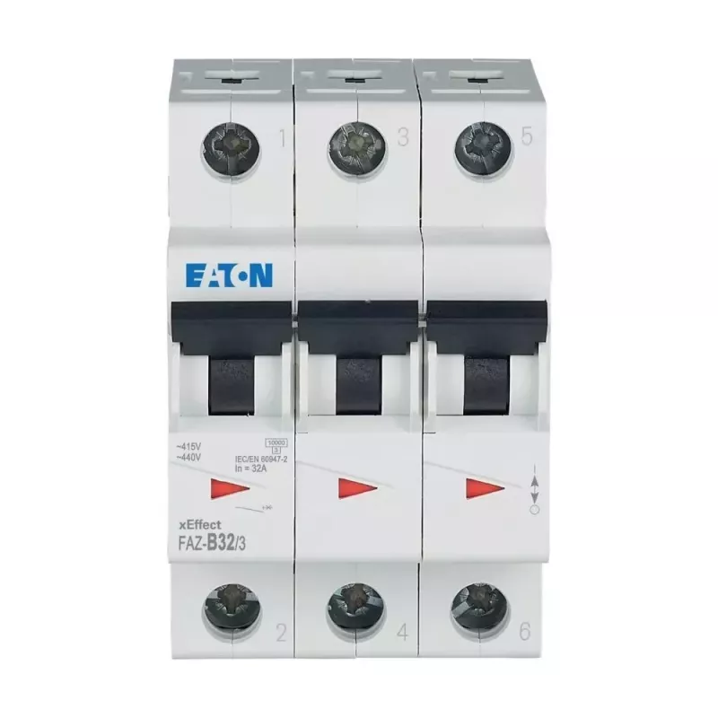 EATON FAZ-B32/3 istič 32 A, 3-pólový, B-charakteristika, 6 kA 278850