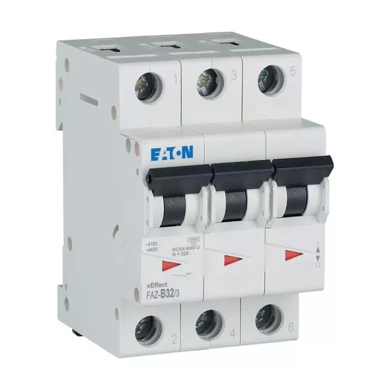 EATON FAZ-B32/3 istič 32 A, 3-pólový, B-charakteristika, 6 kA 278850
