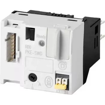 Eaton SmartWire-DT pripojovací modul pre motorový spúšťač PKE12/32, režim ručne/auto, 24V DC, IP20, čierny 126895