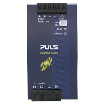 PULS DIMENSION QT20.241 3-fázový napájací zdroj na DIN lištu 24V DC 20A 480W