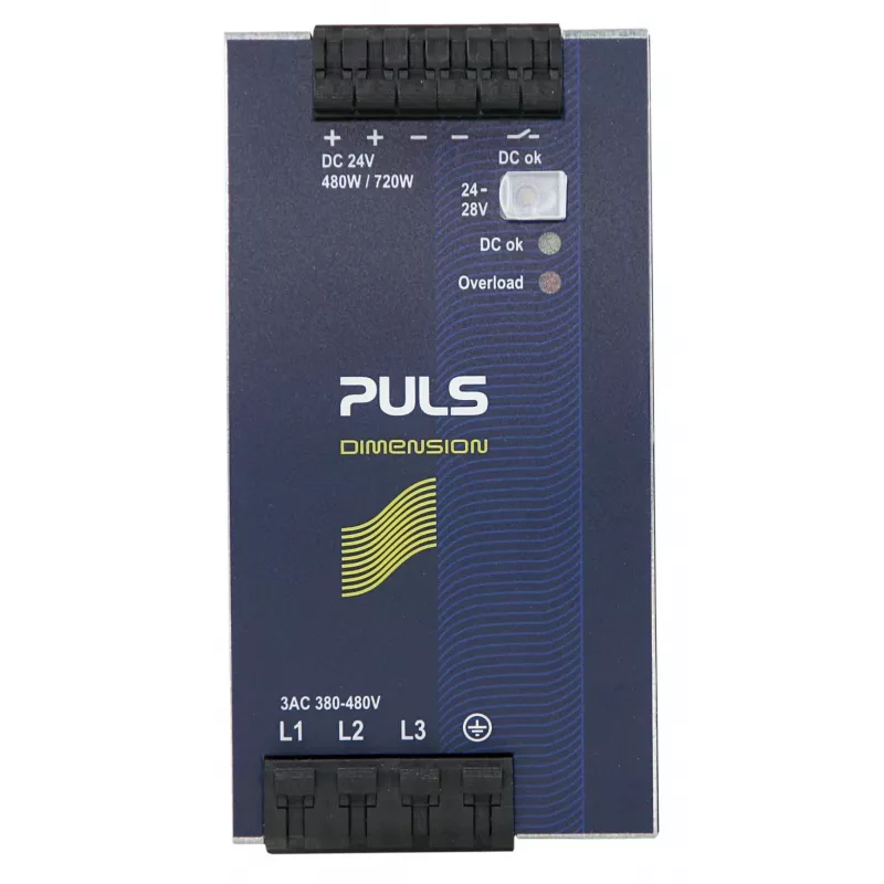 PULS DIMENSION QT20.241 3-fázový napájací zdroj na lištu DIN, 24 V DC, 20 A