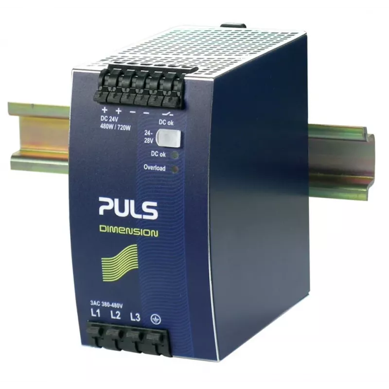 PULS DIMENSION QT20.241 3-fázový napájací zdroj na lištu DIN, 24 V DC, 20 A