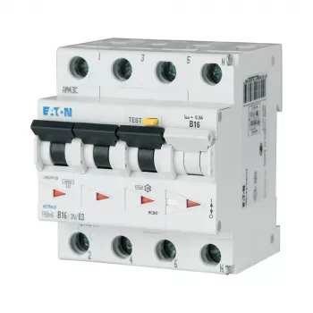 Eaton istič/prúdový chránič 16 A 100 mA LS C 3p+N FI A (170929)