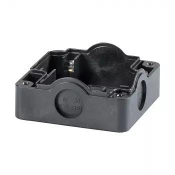 Eaton 229753 základová doska pre rozvodnú skriňu, skrutková montáž, čierna, 85 x 85 x 101 mm