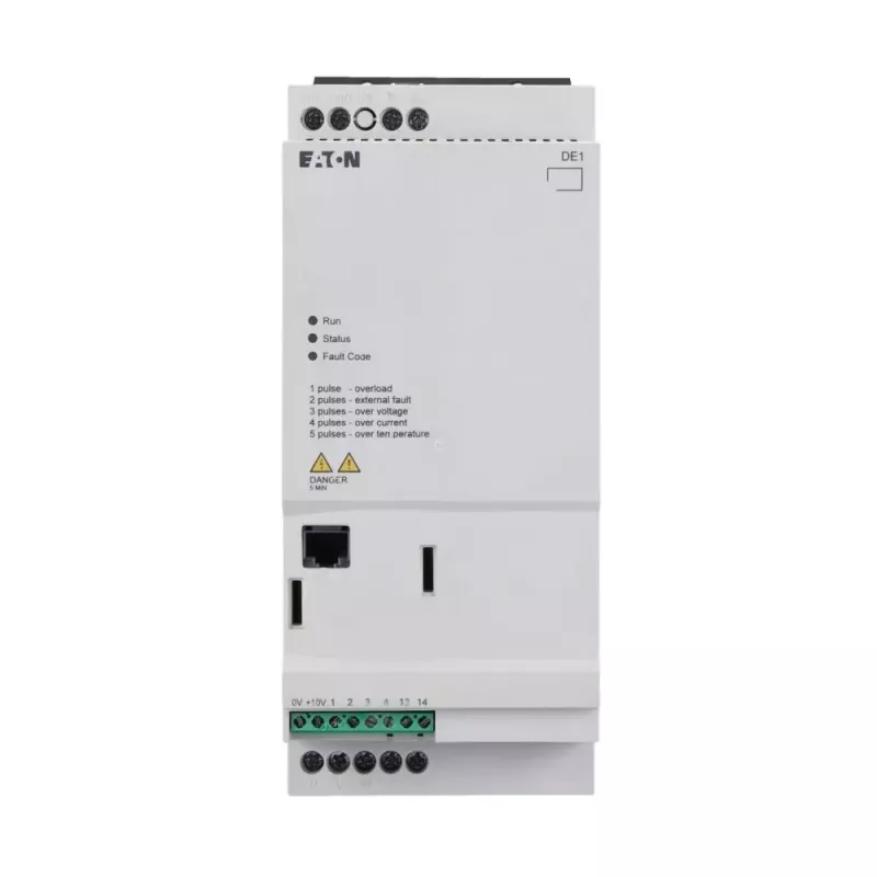 Eaton DE1-34016FN-N20N štartér s premenlivou rýchlosťou, 380-480 V, 50/60 Hz, IP20, čierna/biela 174340