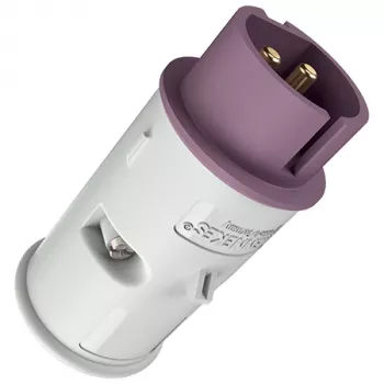 MENNEKES 629A 16A 2P 25V IP44 žltý priemyselný konektor
