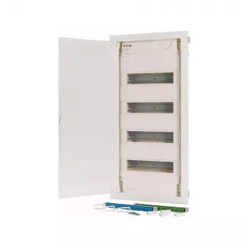 Eaton KLV-48HWP-F podomietkový rozvádzač, 4 rady, 48 modulov, biele oceľové dvere 178812