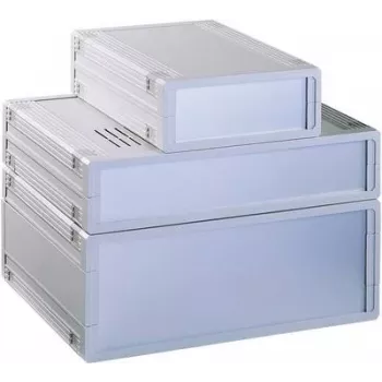 Bopla ULTRAMAS UM32009L+2X FP30009 stolové puzdro, ABS, svetlosivá, 157,5 x 62,2 x 199 mm 55320000.MT6