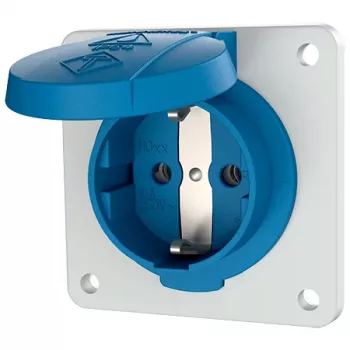 Mennekes 11031F Schuko zásuvka na povrchovú montáž, 16 A, 230 V, IP54, modrá