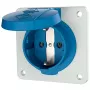 Mennekes 11031F Schuko zásuvka na povrchovú montáž, 16 A, 230 V, IP54, modrá